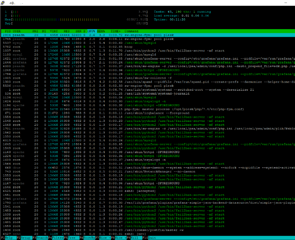 Linux için Htop Nedir ve Nasil Kurulumu ?