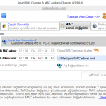 mac değiştirme proğramı