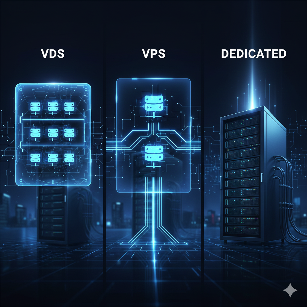 VDS VPS Dedicated Arasındaki Fark